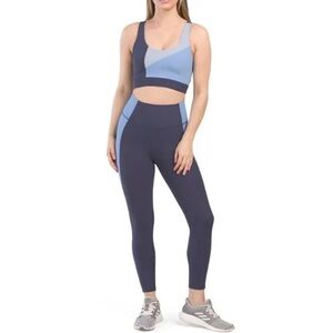 WILO Blue and Gray Activewear Set